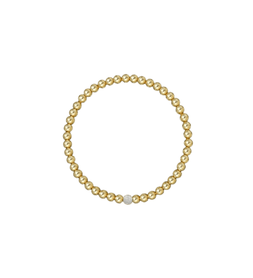 Gold Bead Bracelet