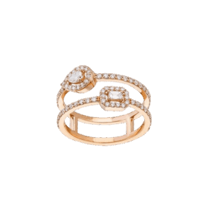 Diamond Curb-Link Ring